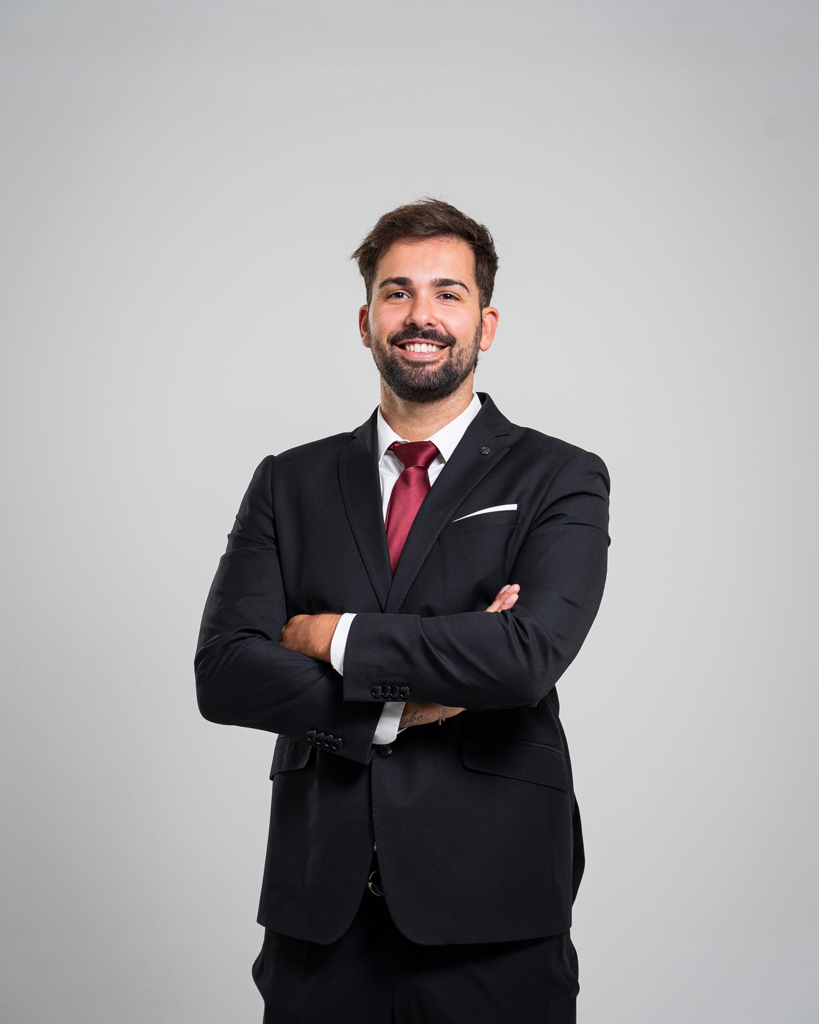 Retrato profissional em estúdio de colaborador da DS Intermediários de Crédito