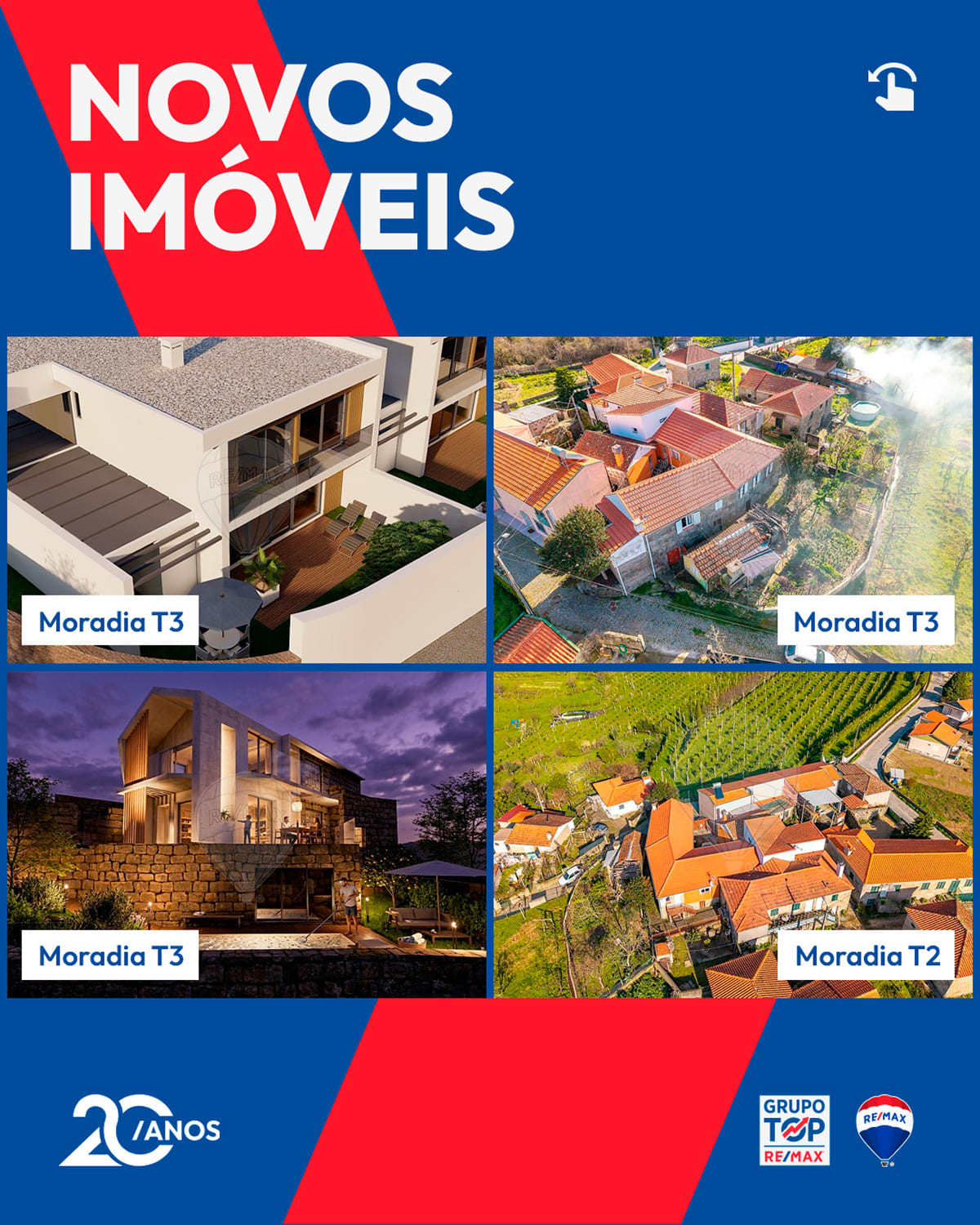 Conteúdo para redes sociais Grupo RE/MAX TOP