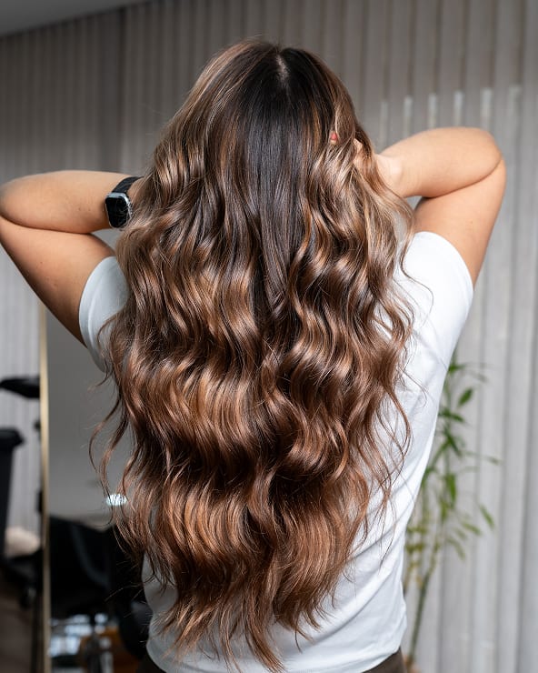 Fotografia de detalhe e resultados de tratamentos na Hairlusion