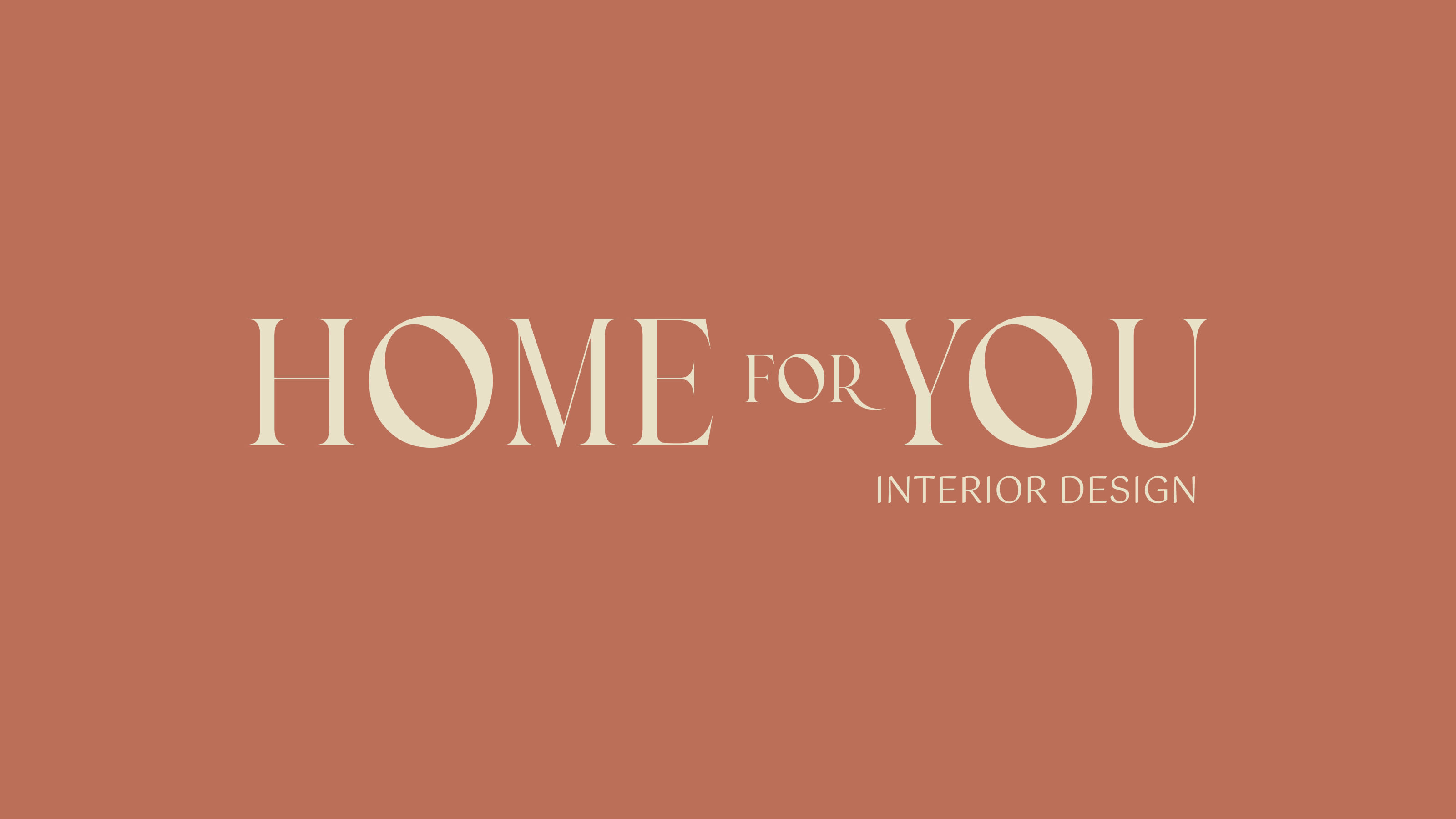 Identidade visual elegante da Home For You