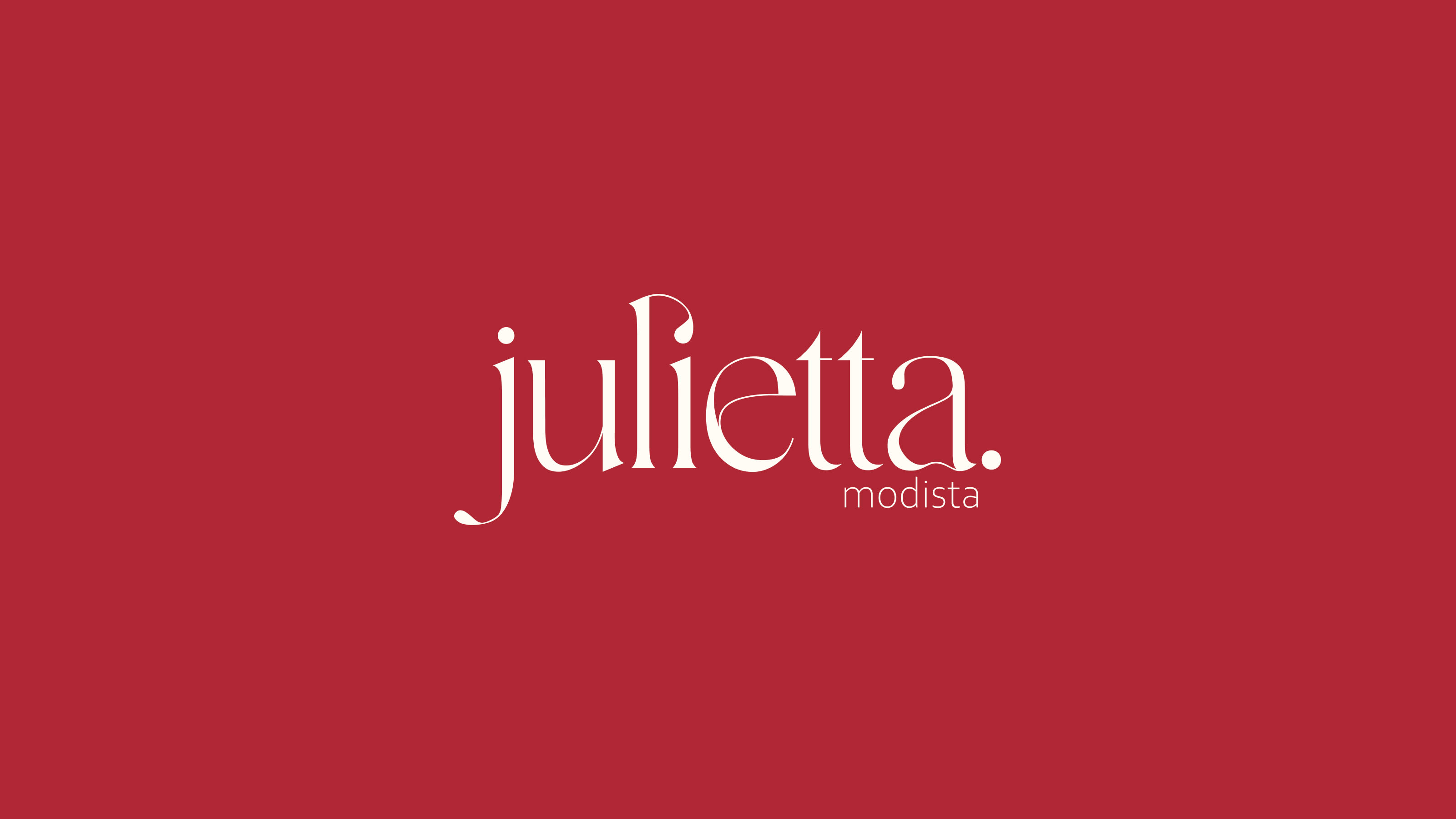 Fotografia aplicada à identidade visual da Julietta Modista
