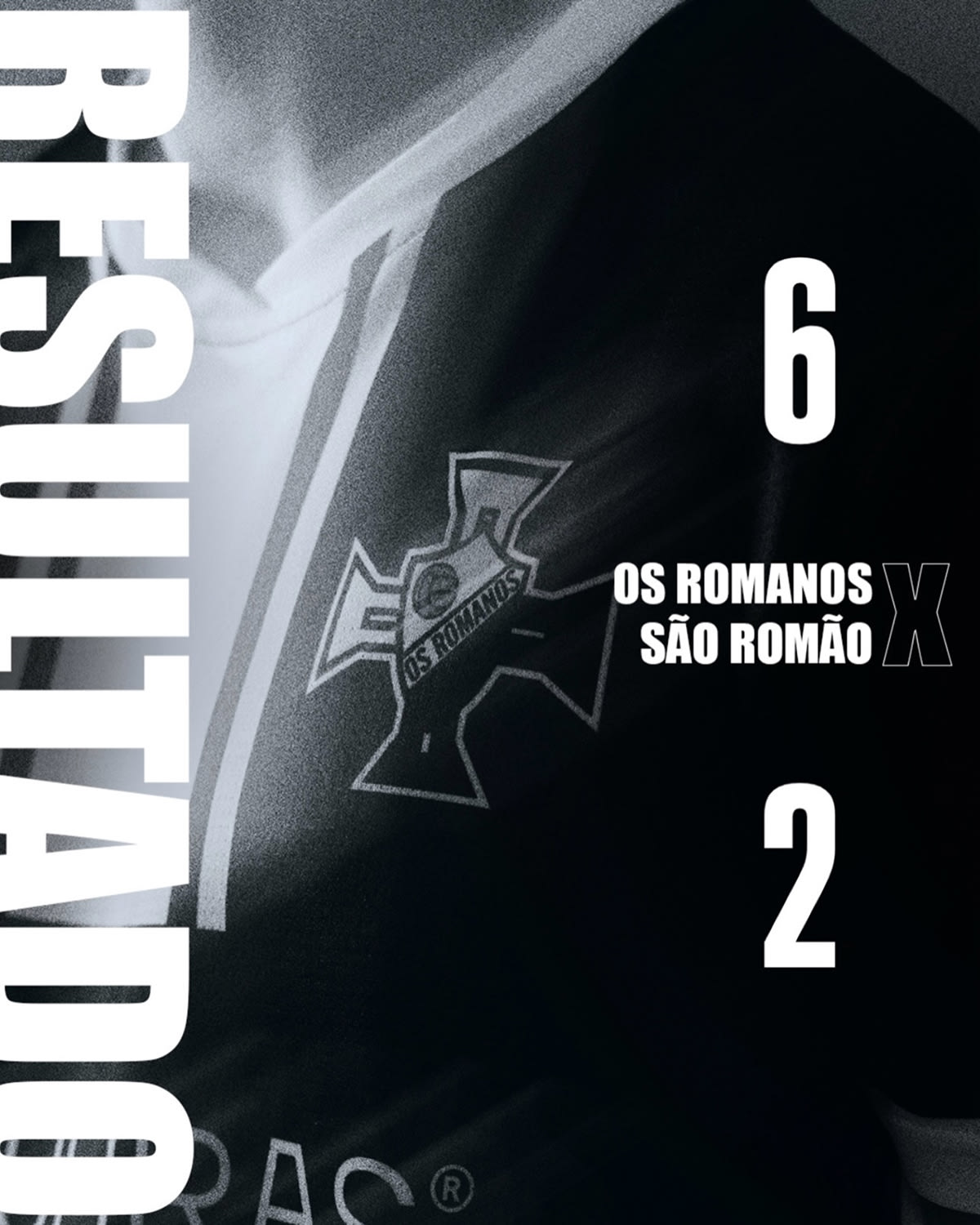 Aplicações de design para redes sociais e matchday d'Os Romanos