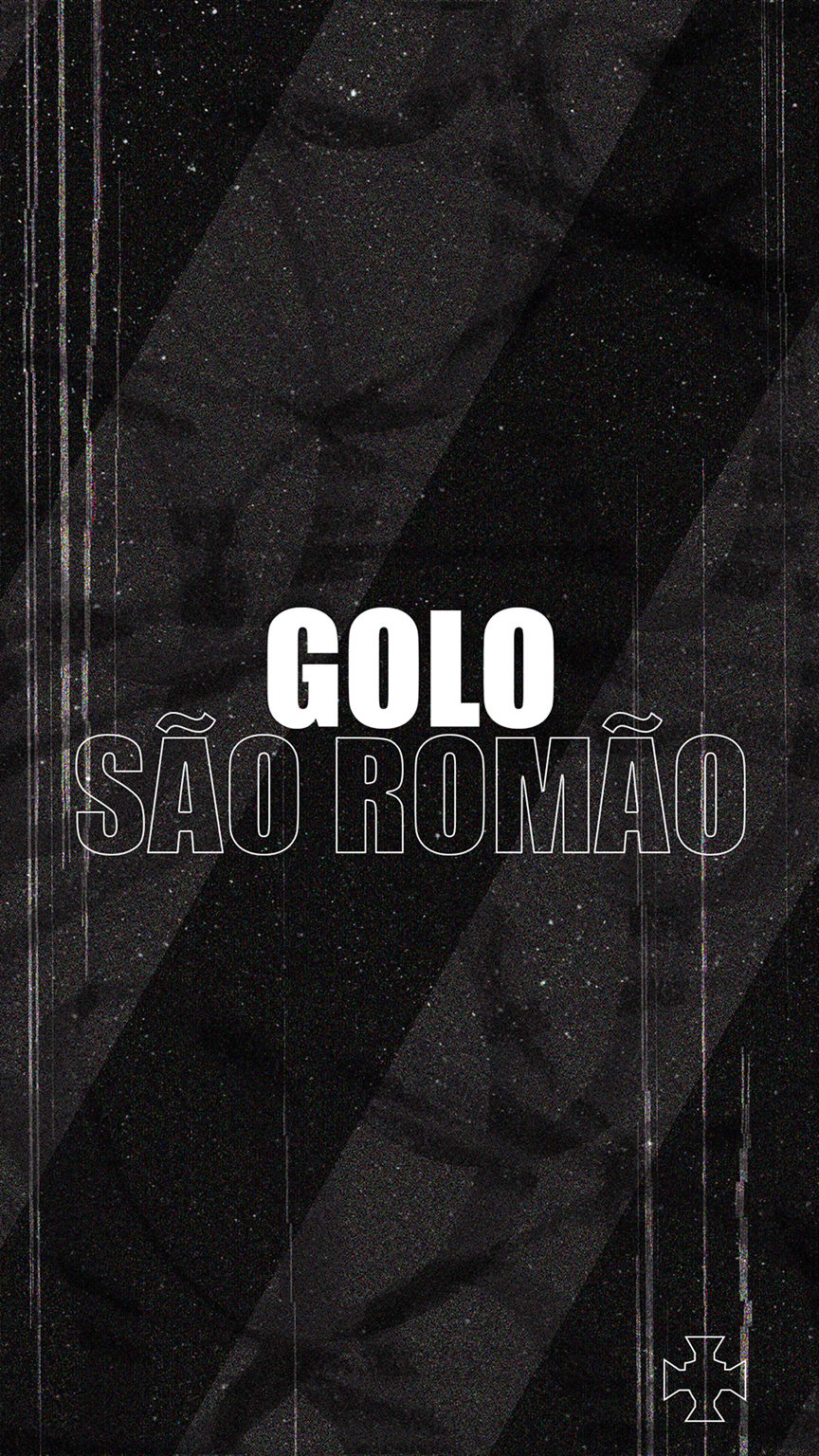 Aplicações de design para redes sociais e matchday d'Os Romanos
