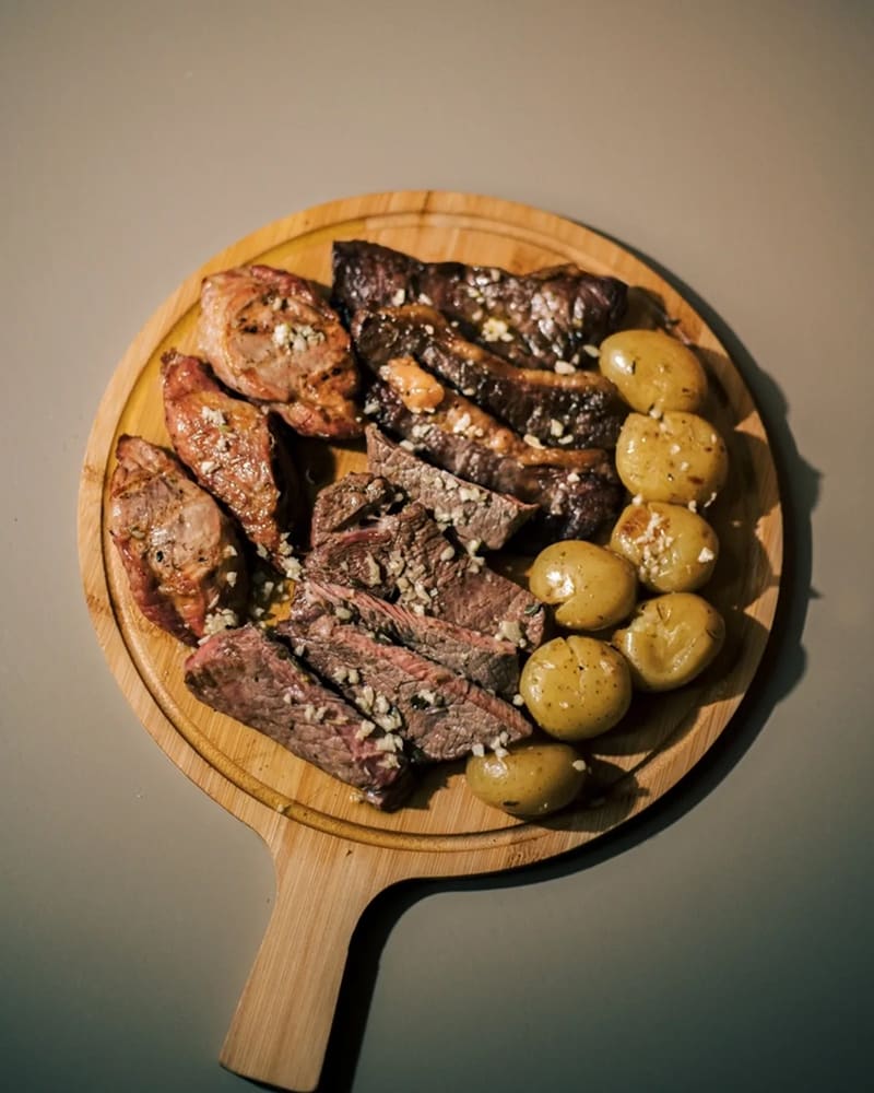 Fotografia gastronómica profissional de prato do restaurante Tónio do Talho