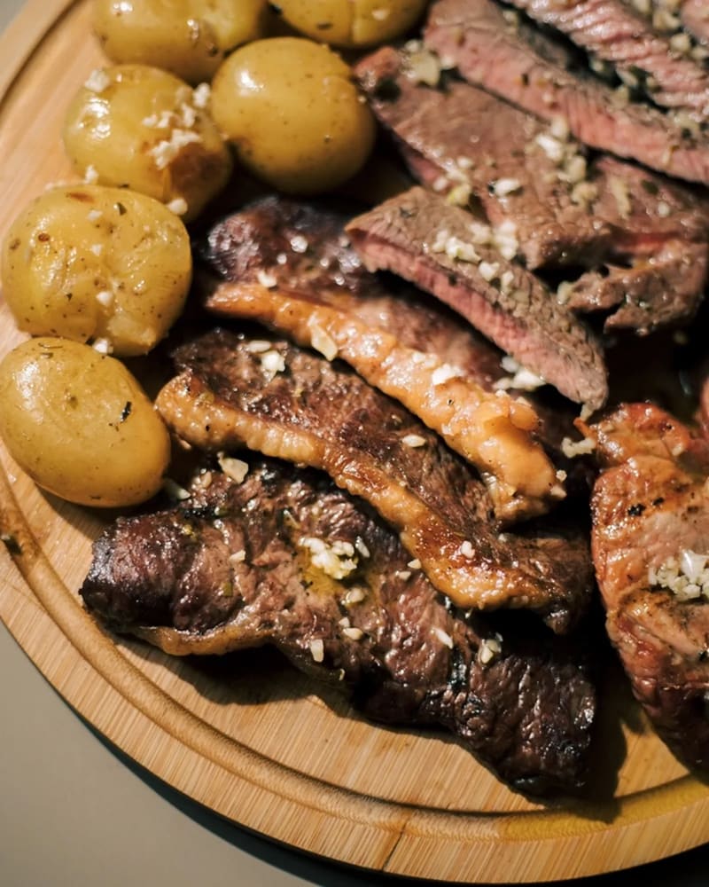 Fotografia gastronómica profissional de prato do restaurante Tónio do Talho