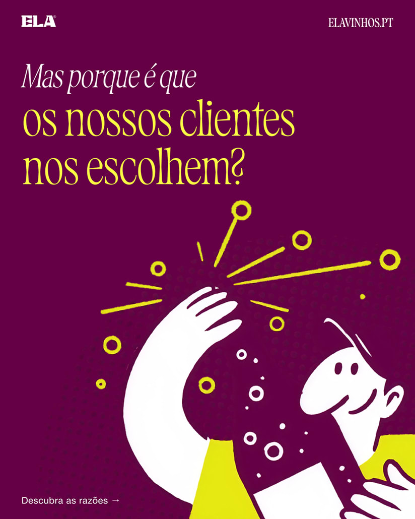 Publicação redes sociais ELA Vinhos