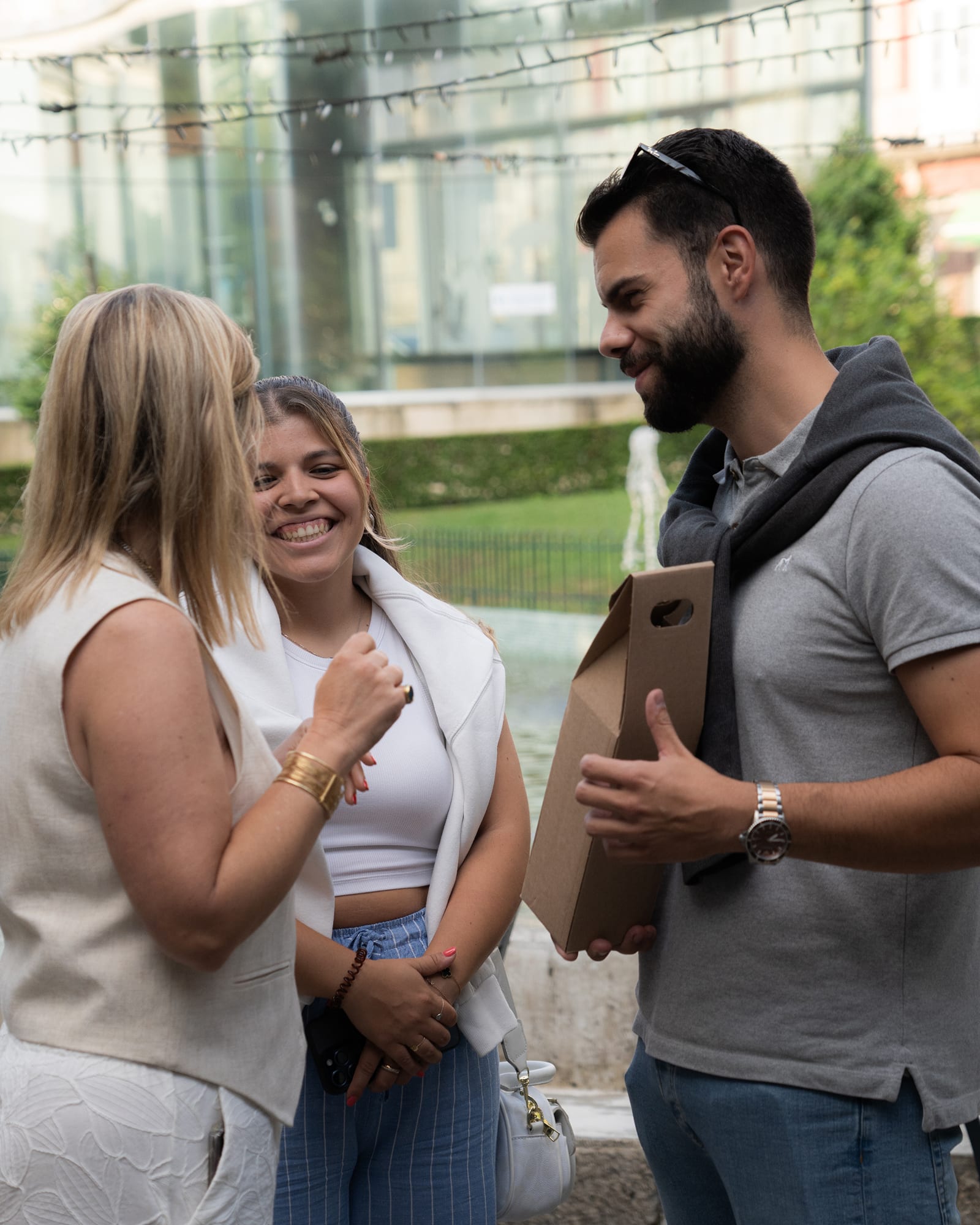Momentos autênticos de interação e consumo no evento da marca