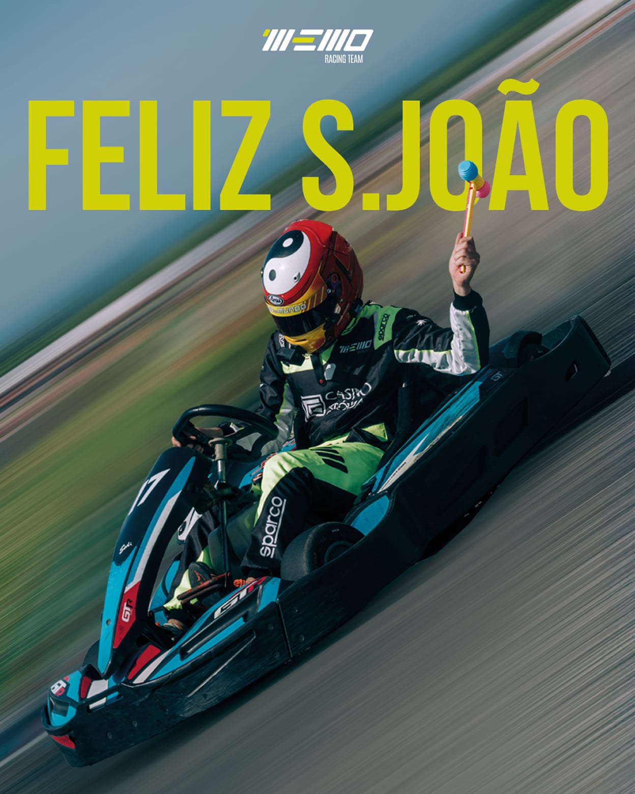 Gestão de redes sociais e design de posts para a Memo Racing Team