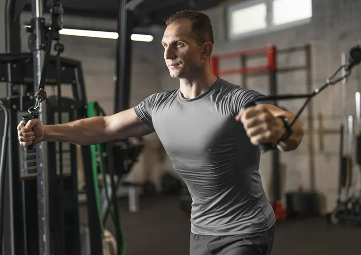 Sculpt Your Chest with Cable Crossovers