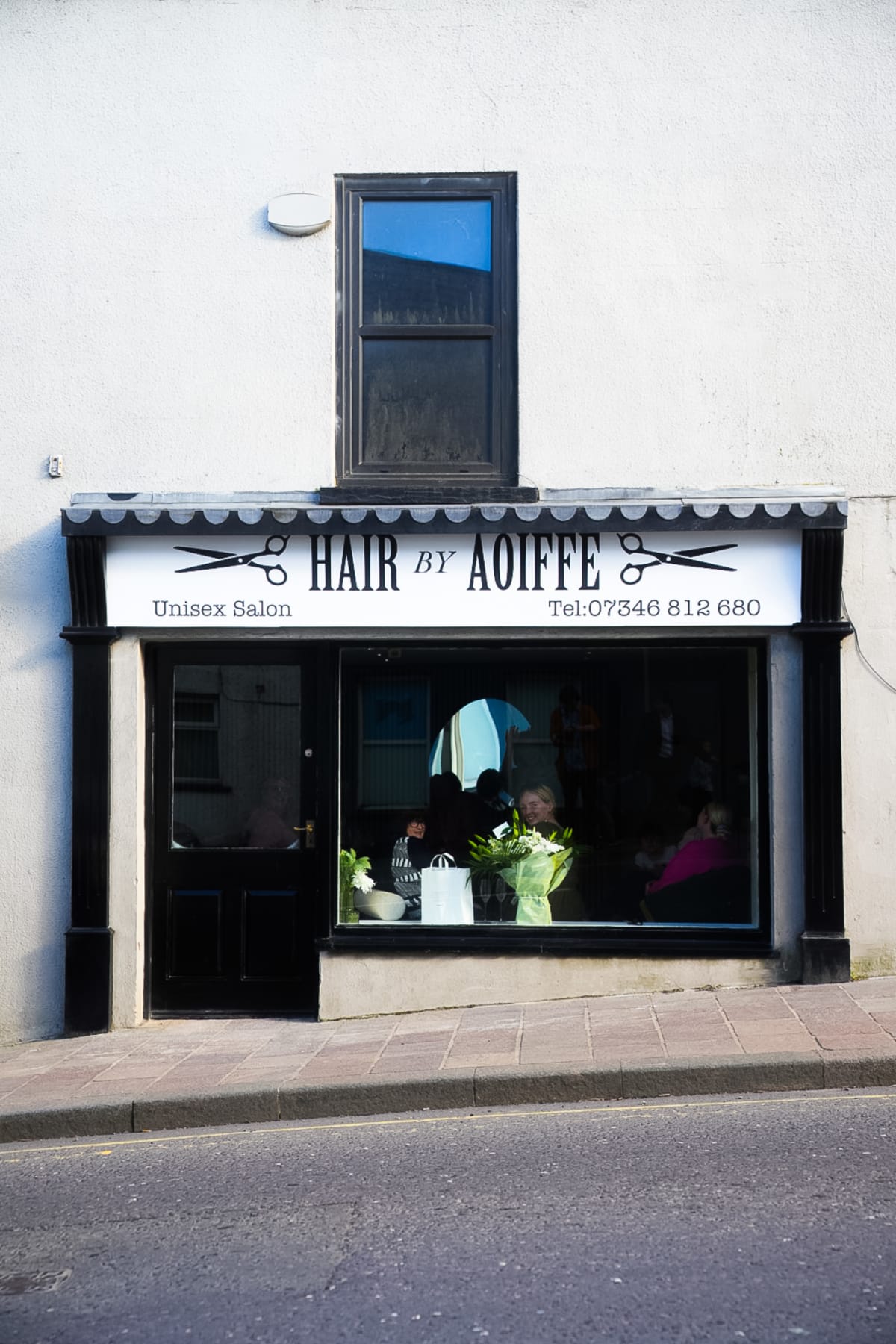 Small Business Photography | Hair By Aoiffe Shop front in Ballynahinch