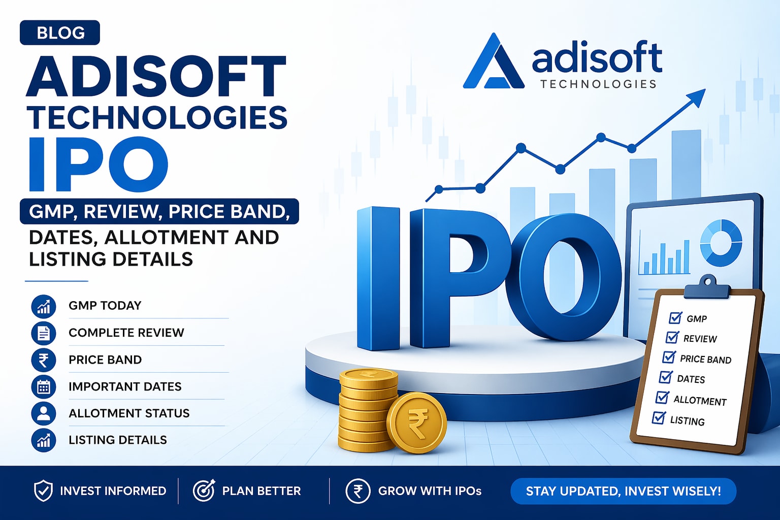Adisoft Technologies IPO GMP, Review, Price Band, Dates, Allotment and Listing Details