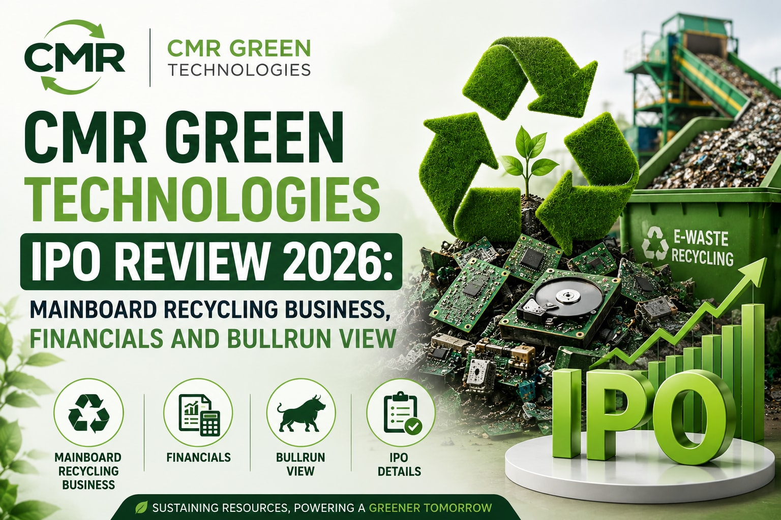 CMR Green Technologies IPO Review 2026: Mainboard Recycling Business, Financials and Bullrun View