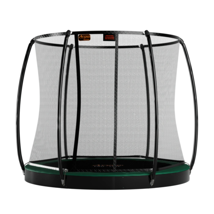 Avyna Trampoline FlatLevel Rond met veiligheidsnet