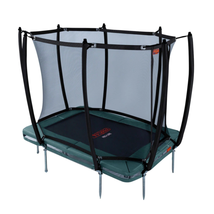 Avyna Trampoline InGround Rechthoekig met veiligheidsnet