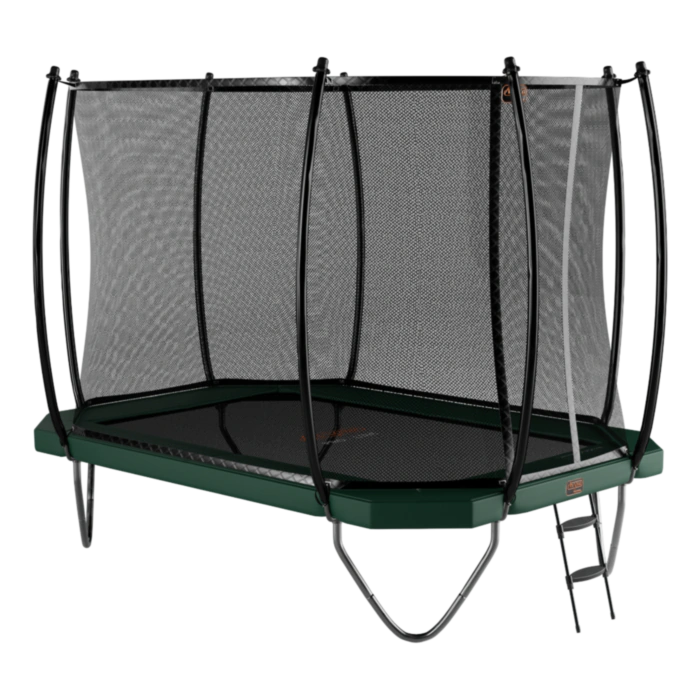 Avyna Trampoline Opbouw Rechthoekig met veiligheidsnet