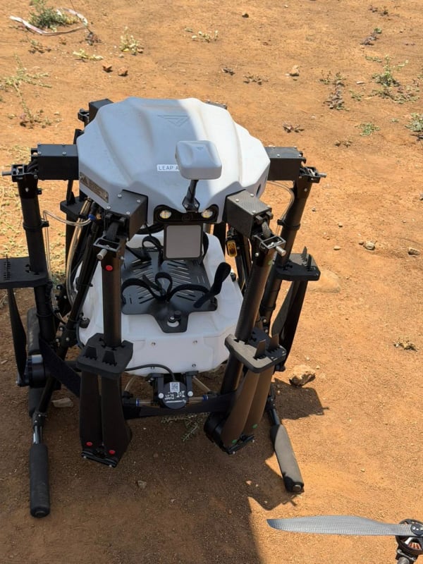Agriculture drone operation for field spraying training
