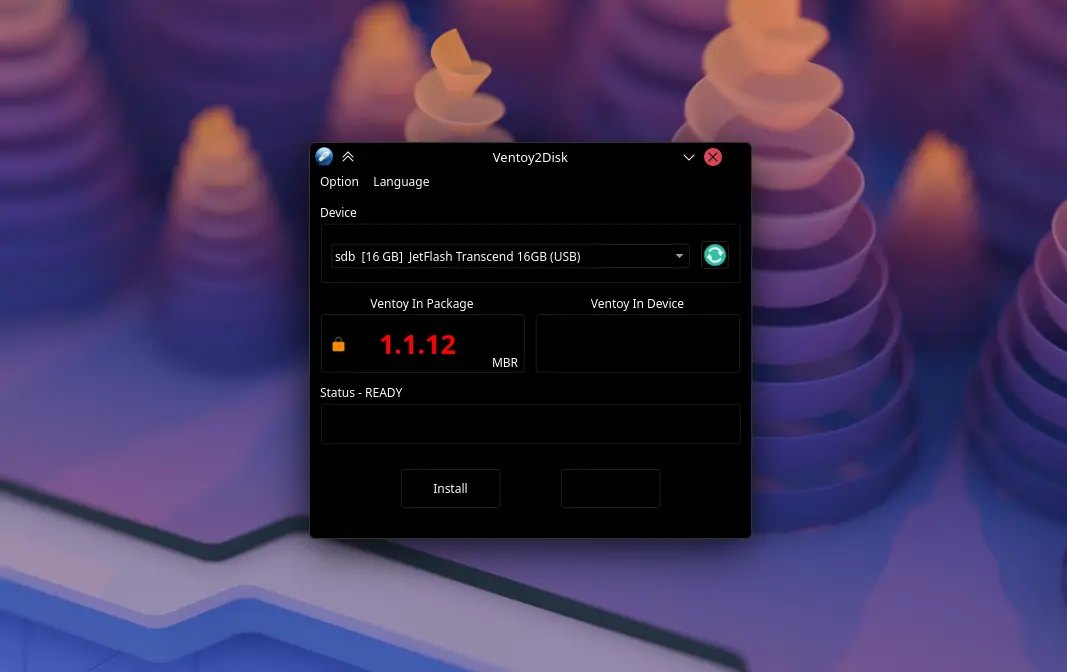 Ventoy screenshot 1