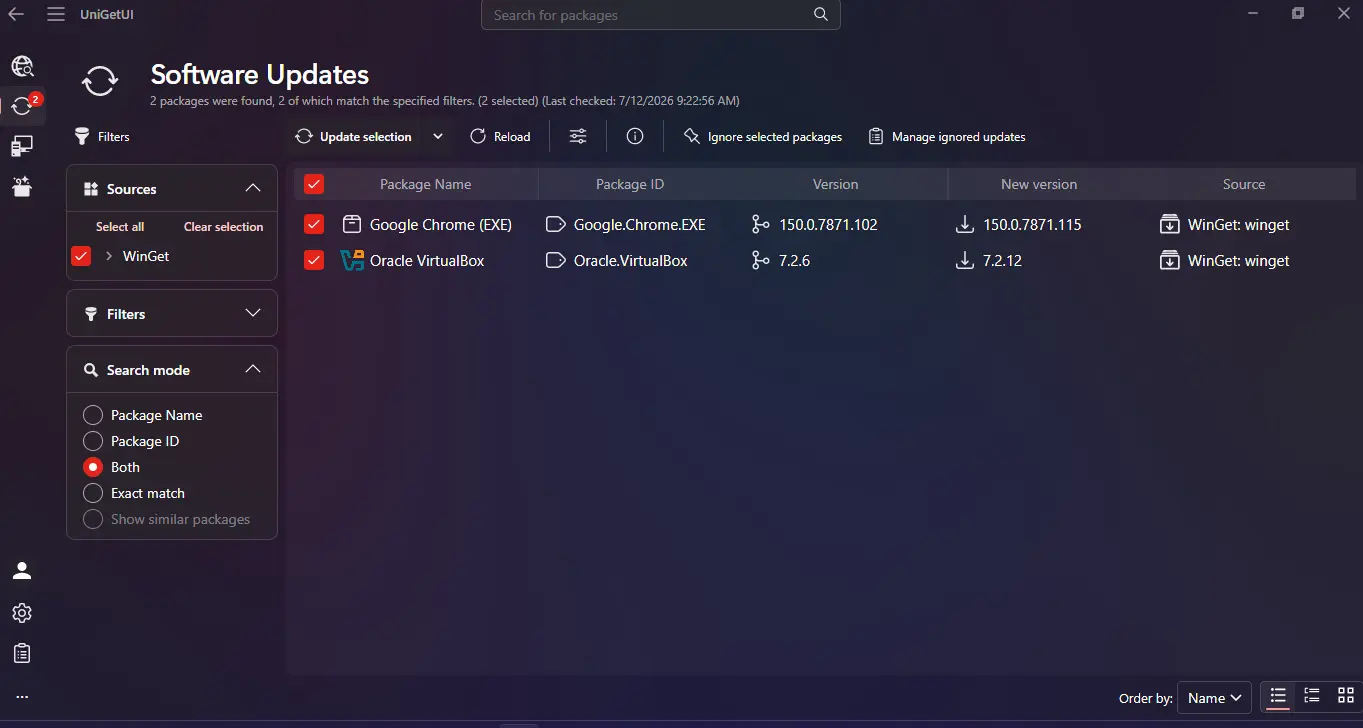 UniGetUI Screenshot 3