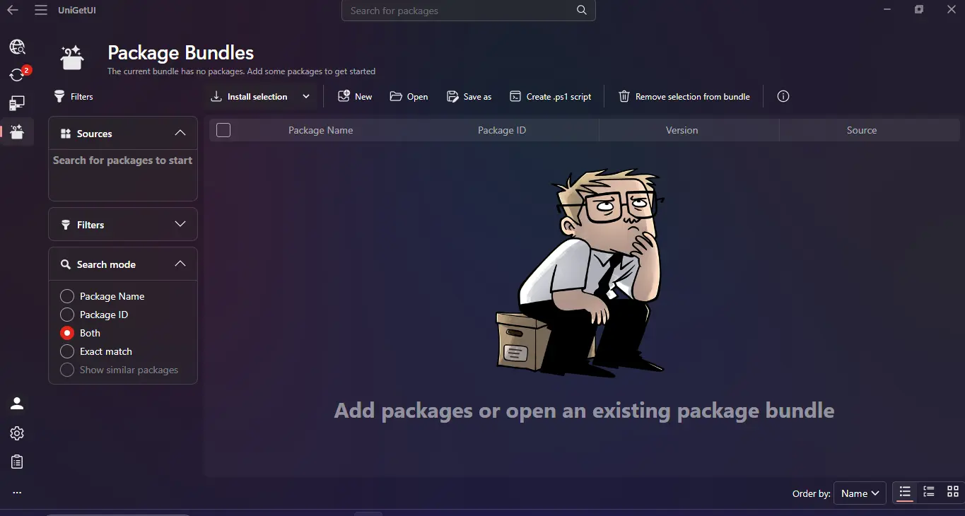 UniGetUI Screenshot 2