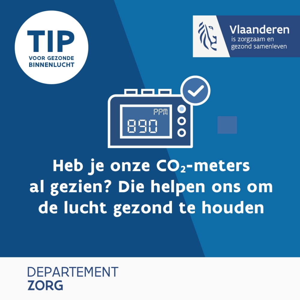 Heb je de CO2-meters al gezien? Die helpen onze de lucht gezond te houden