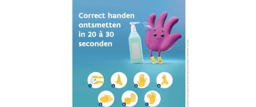 Gezinszorg Handen ontsmetten (A5)