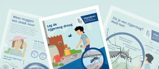 Steekmuggen bestel het campagnemateriaal