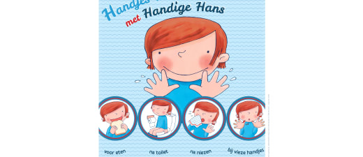 Wanneer handjes wassen met Handige Hans
