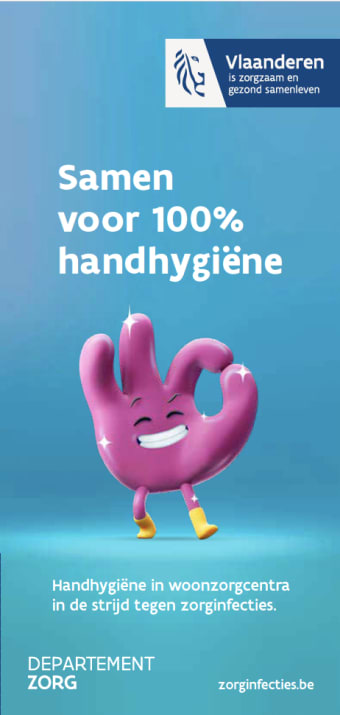 Folder Handhygiëne bezoekers en bewoners 