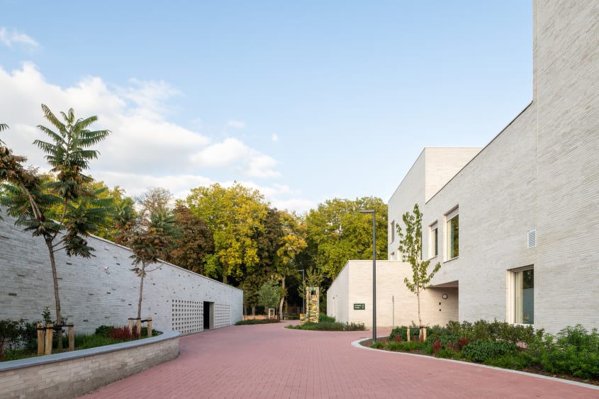 Doorgang naar het park