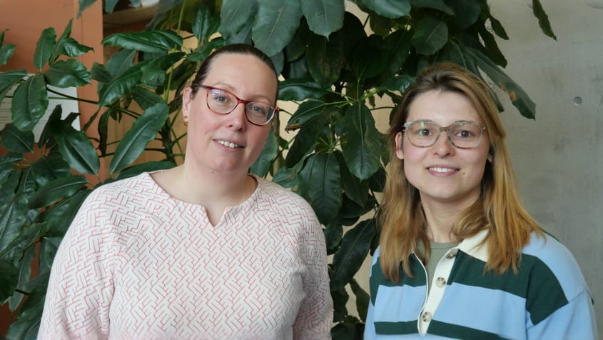 Nele Tommissen en Valerie Paelman