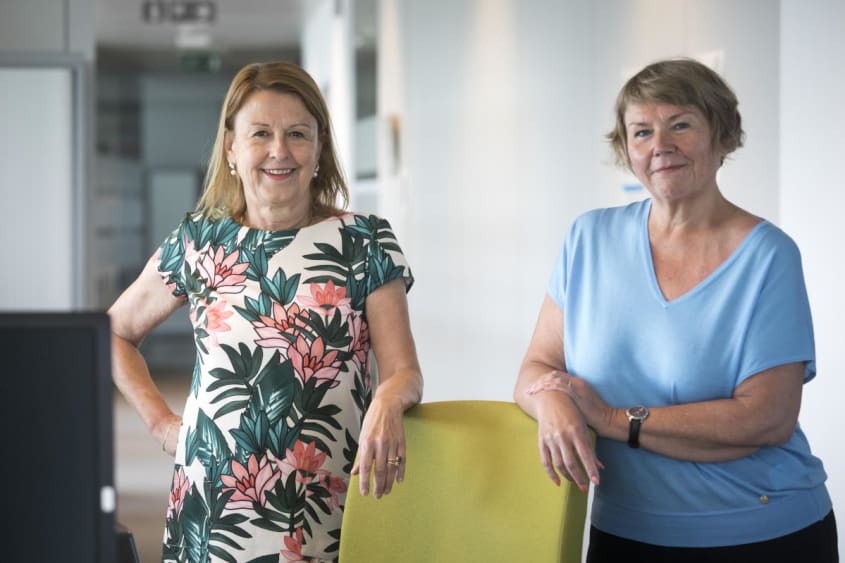 Foto van Marleen Evenepoel en Karine Moykens