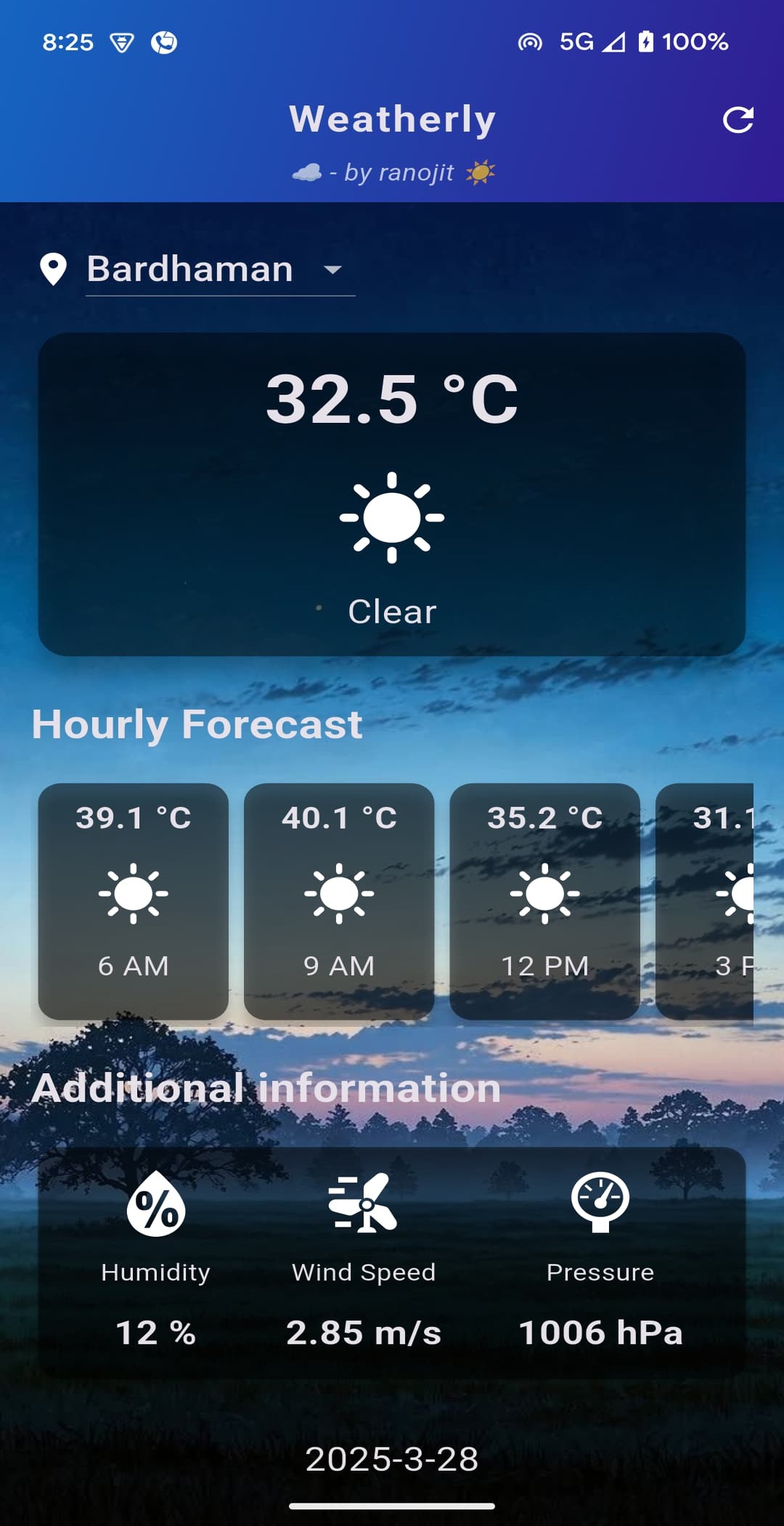 Weatherly App