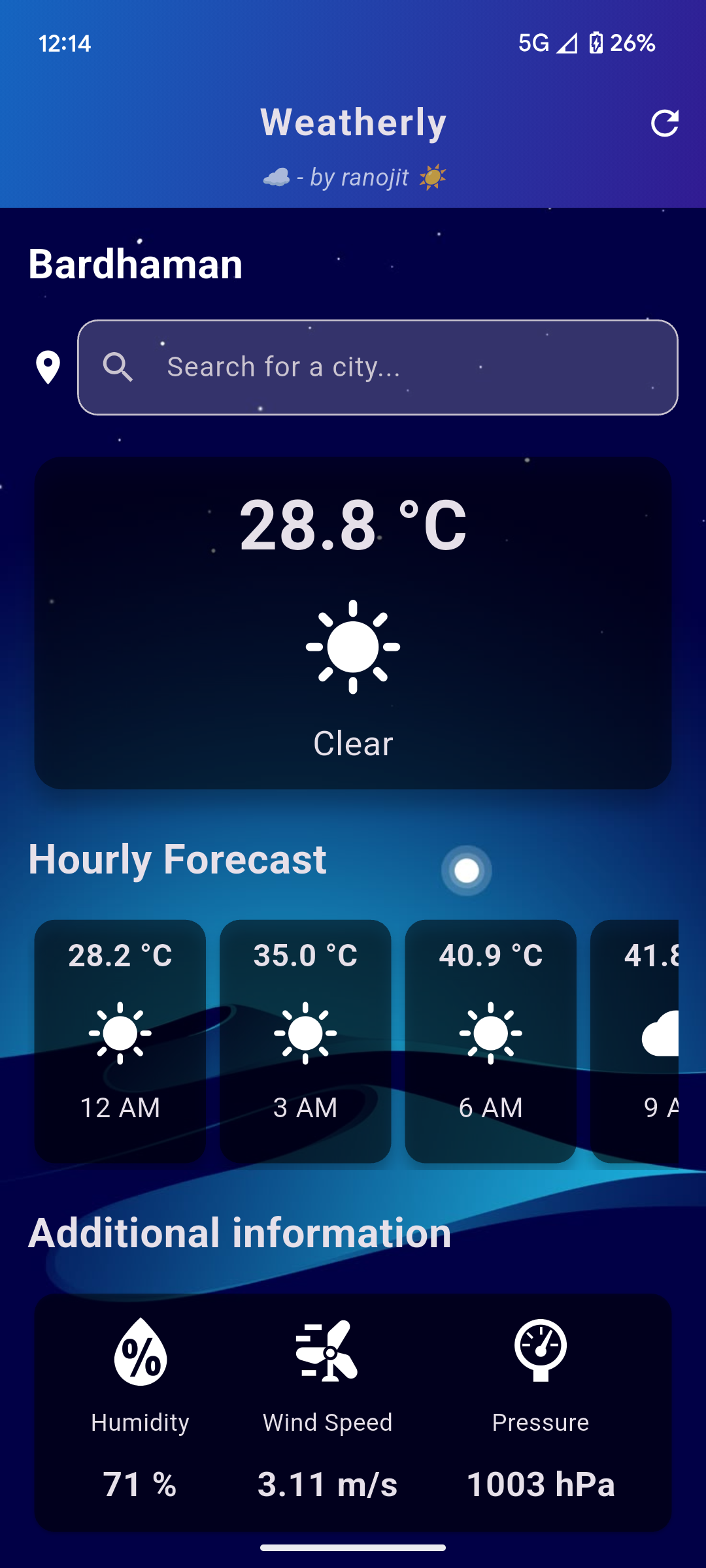 Clear Sky