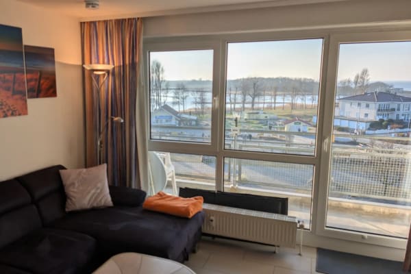 Holiday Apartment Ostseepanorama living room view
