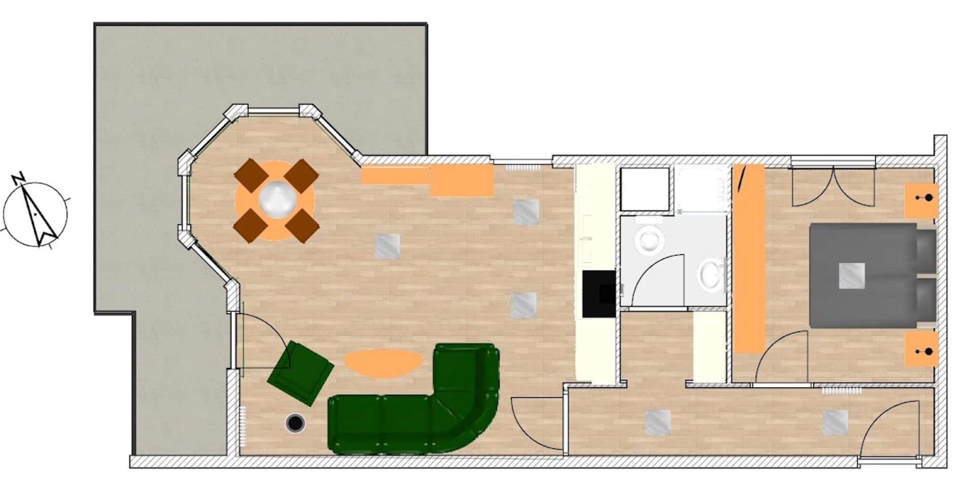 Grundriss Großansicht
