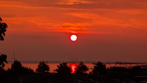 Sonnenaufgang über Fehmarn
