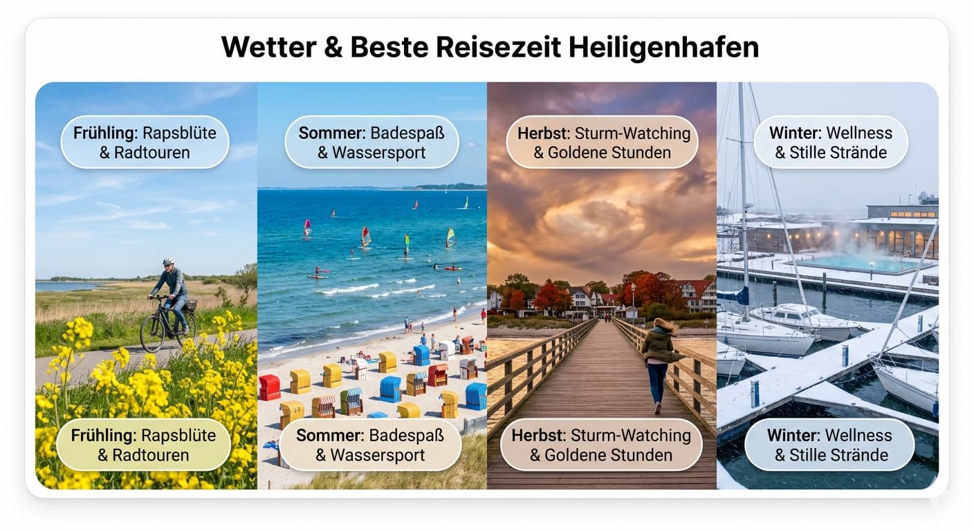 Heiligenhafen Wetter und Reisezeit an der Ostsee