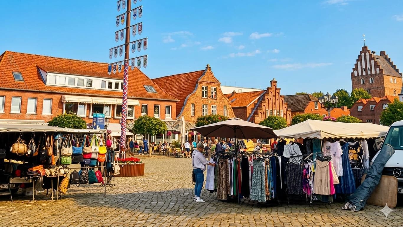 Shopping in Heiligenhafen - Marina and Old Town