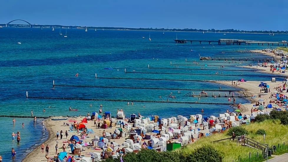 Traumhafter Ostsee-Sandstrand in Heiligenhafen