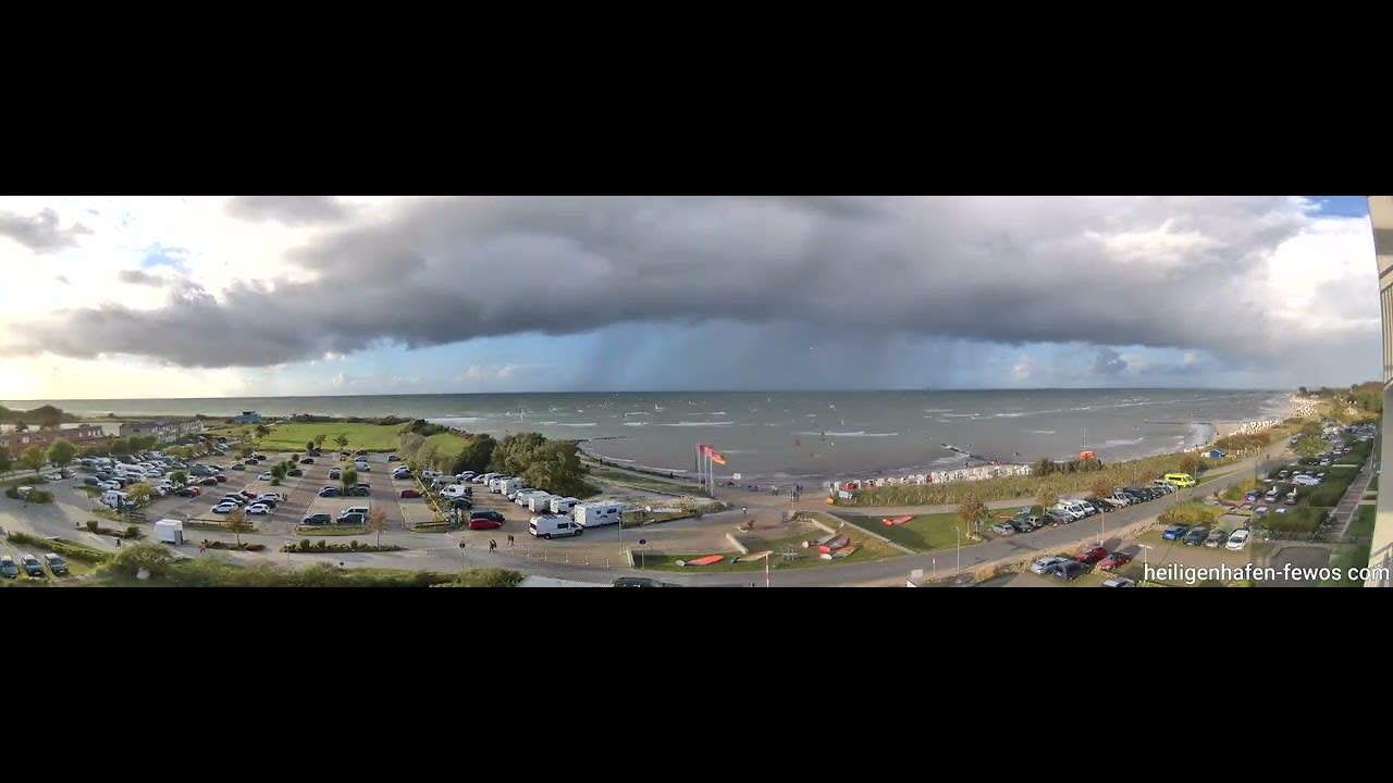 Surfer Session und Sonnenuntergang Heiligenhafen Webcam