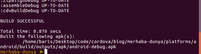 cordova-build-android