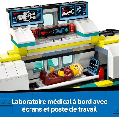 Vue 4 de Lego City Lambulance De