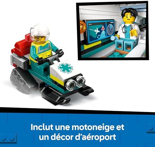 Vue 5 de Lego City Lambulance De