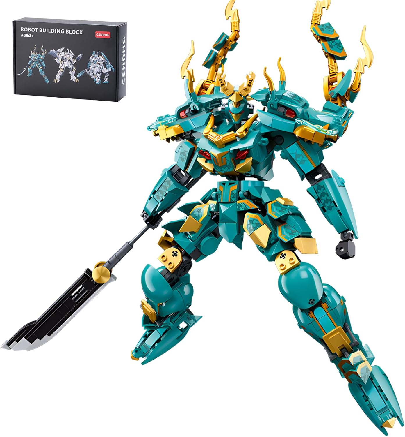 Csnrhg Green Dargon Robot