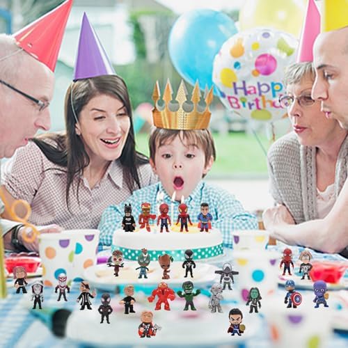 Vue 6 de Mini Figurines Pieces Decoration