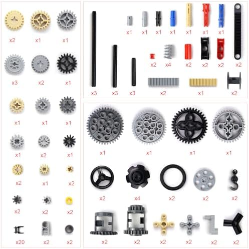 Vue 2 de Technic Pieces Pour Lego