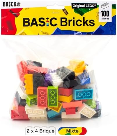 Vue 3 de Lego Briques Multicolore