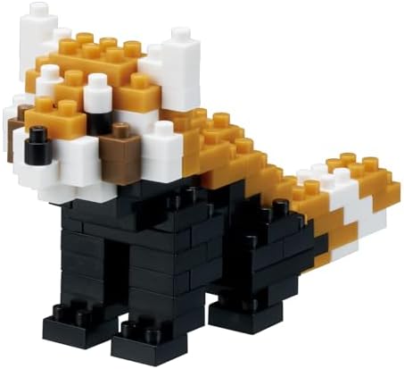 Vue 3 de Bandai Nanoblock Panda Roux