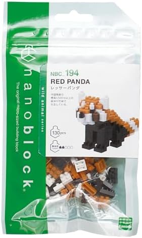 Vue 4 de Bandai Nanoblock Panda Roux