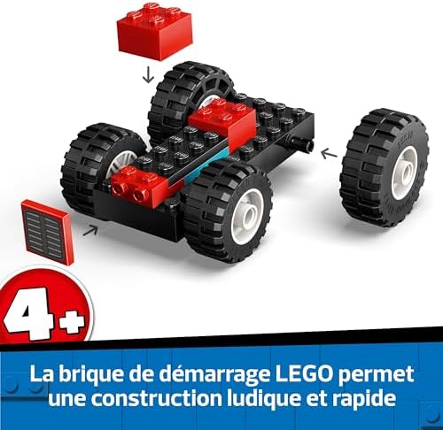 Vue 3 de Lego City Tracteur Agricole